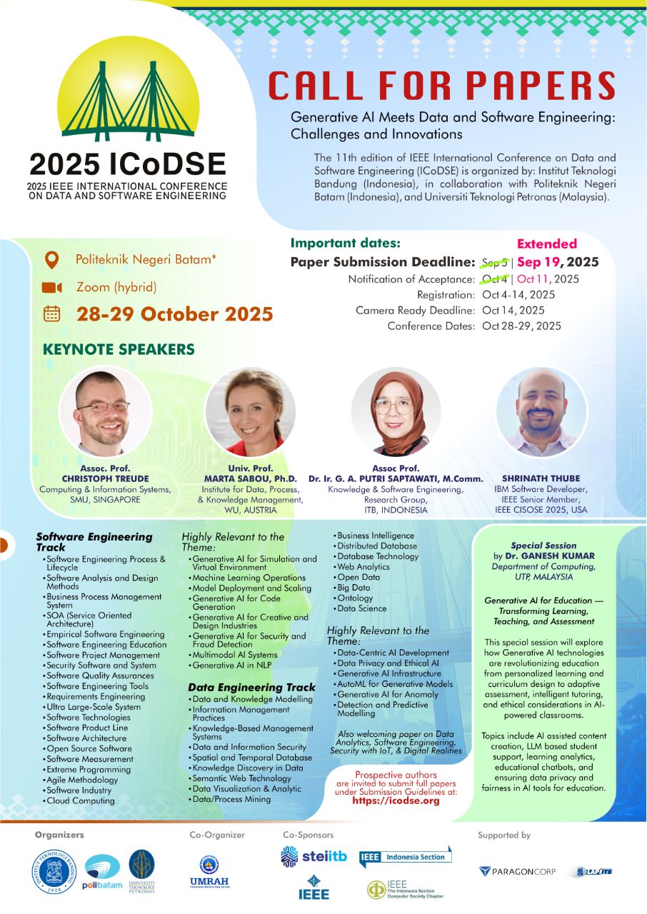ICoDSE 2025 CfP Poster